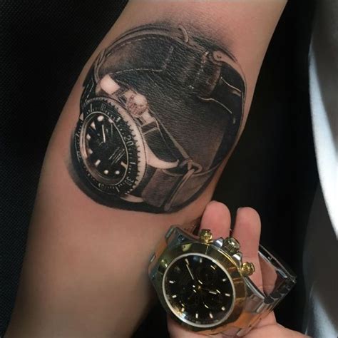 rolex tattoo designs|rolex wrist tattoos.